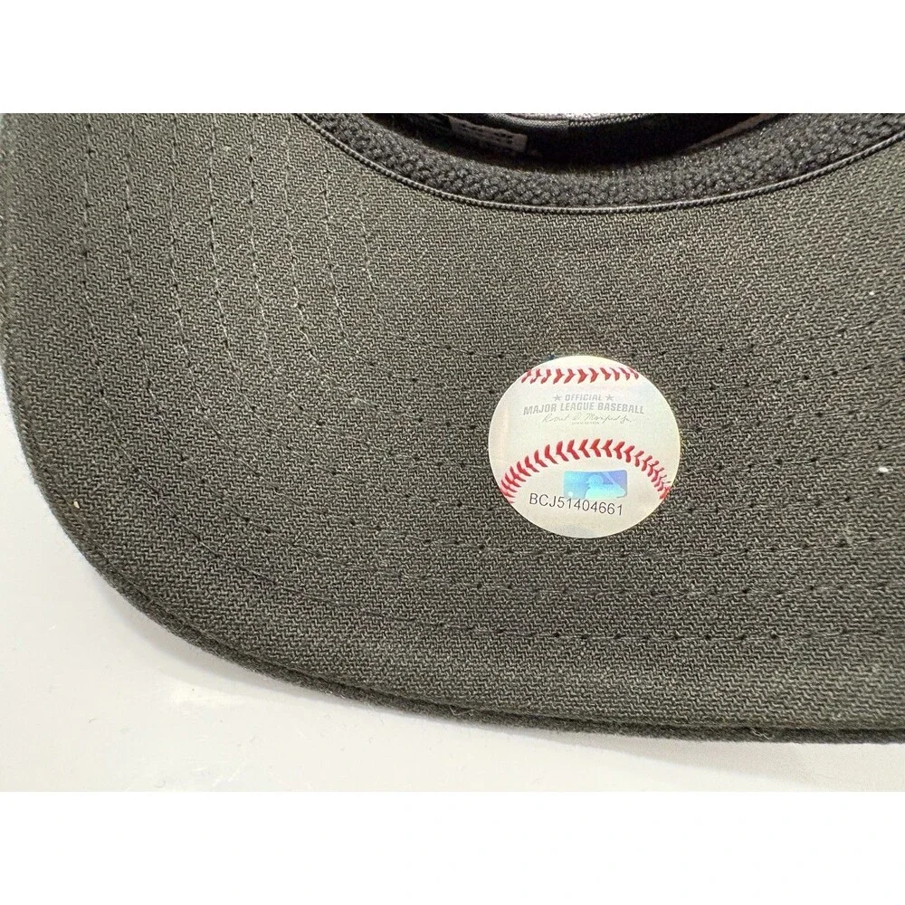 New Era 39THIRTY Colorado Rockies Script Logo 2-Tone Gray Black Flex Size S/M